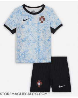 Portogallo Maglia Gara Trasferta Repliche Europei 2024 Bambino